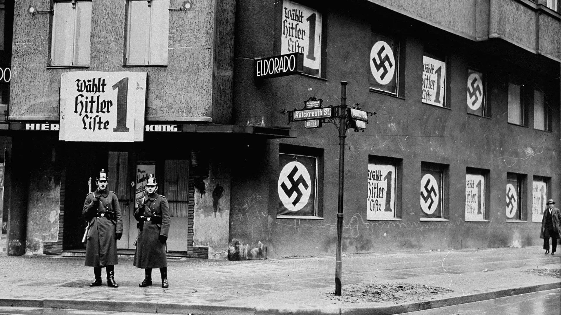  В 1933 году знаменитый «Эльдорадо» закрыл свои двери, и в здании разместился штаб нацистов. 